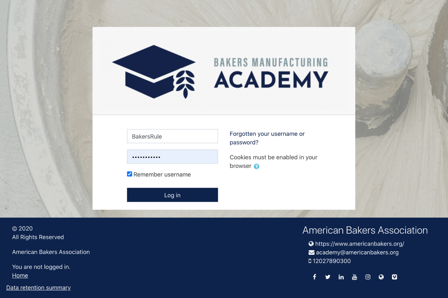 Bakers Manufacturing Academy