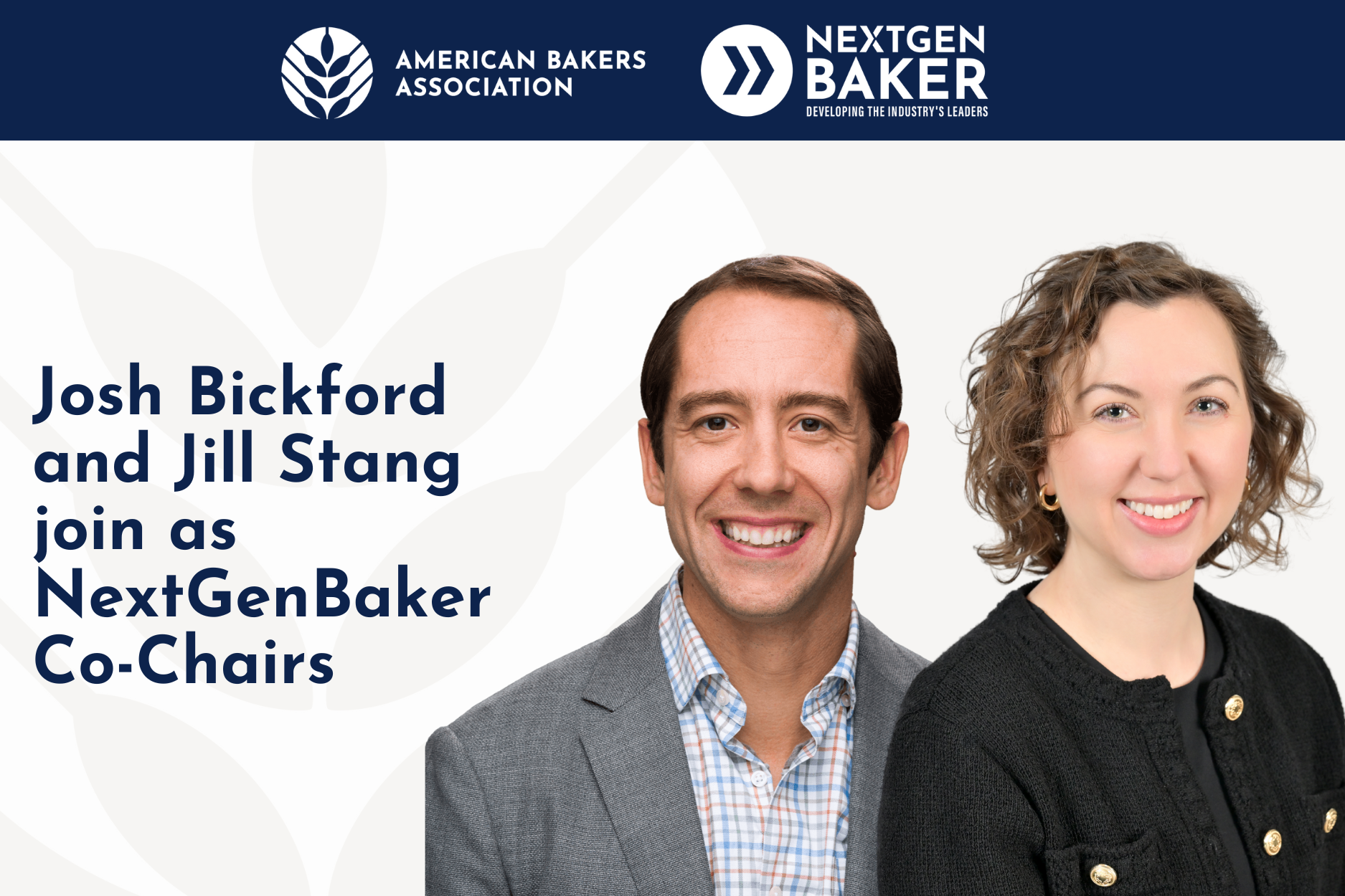 Josh Bickford and Jill Stang Join NextGenBaker