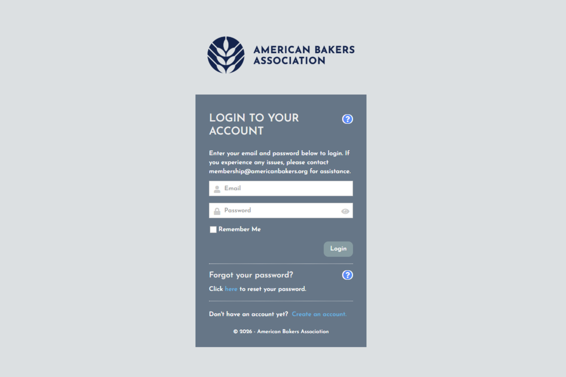 Login to Member Portal
